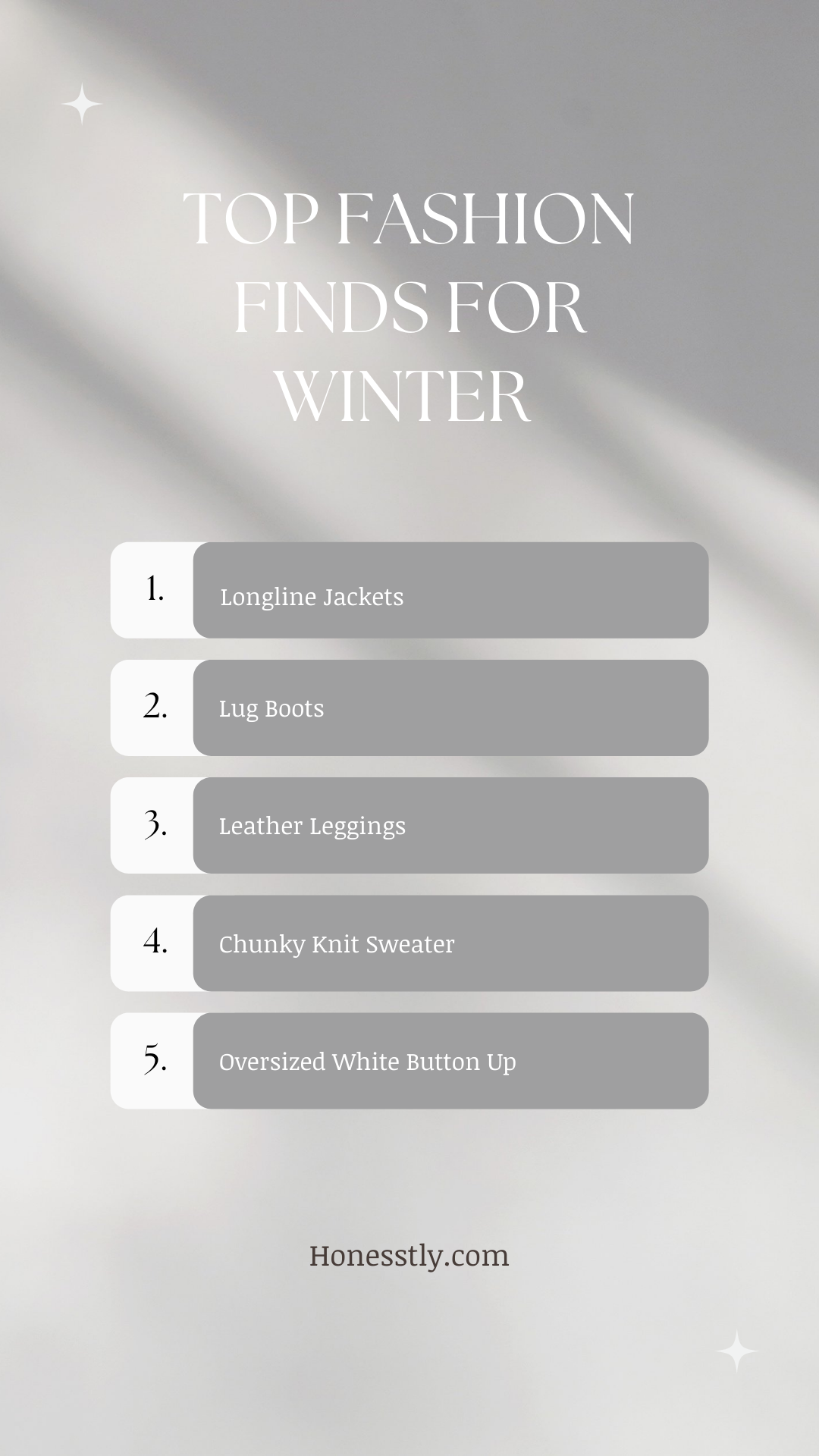 Top Winter Fashion Finds